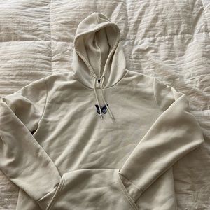 White butterfly sweatshirt